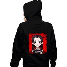 Load image into Gallery viewer, Secret_Shirts Zippered Hoodies, Unisex / Small / Black Death Addams
