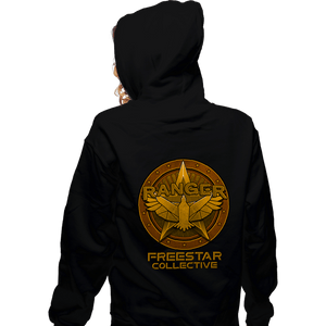 Daily_Deal_Shirts Zippered Hoodies, Unisex / Small / Black Freestar Rangers