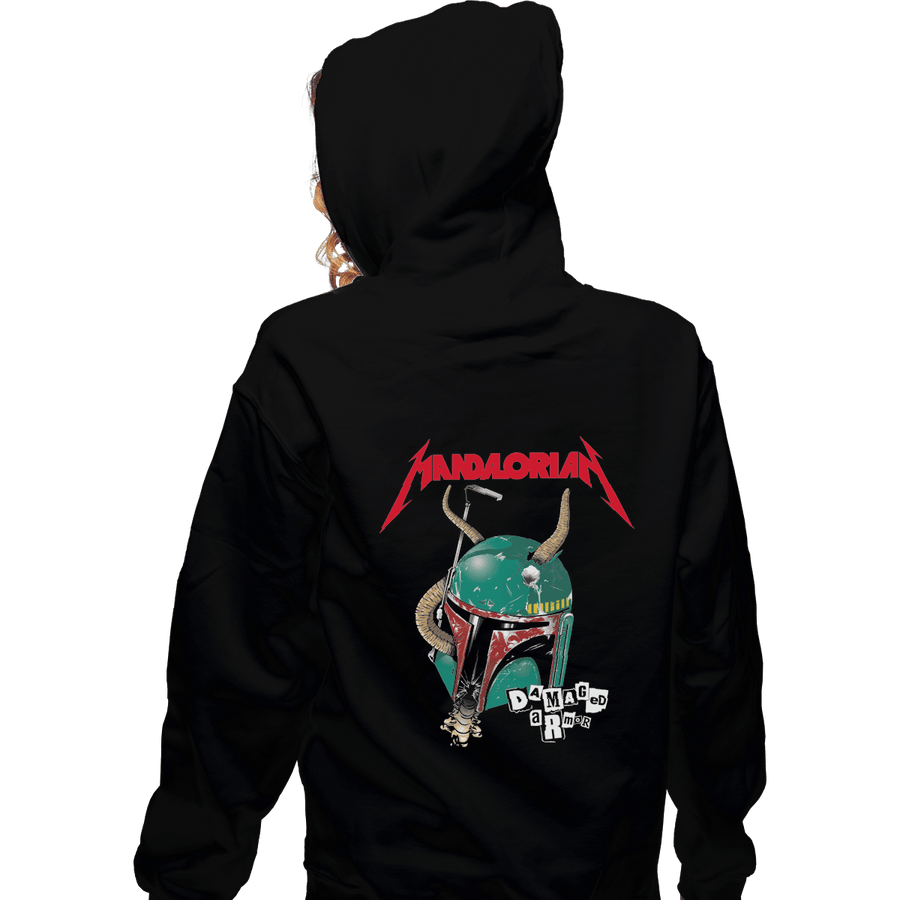 Shirts Zippered Hoodies, Unisex / Small / Black Damaged Armor