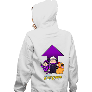 Daily_Deal_Shirts Zippered Hoodies, Unisex / Small / White Grumpyeye