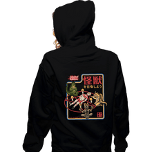 Load image into Gallery viewer, Secret_Shirts Zippered Hoodies, Unisex / Small / Black Lets Summon Kaiju

