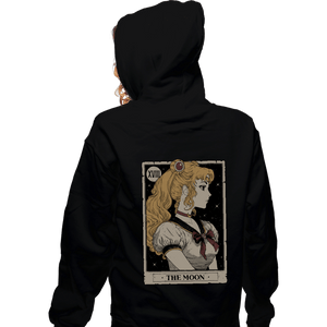 Secret_Shirts Zippered Hoodies, Unisex / Small / Black Moon Tarot