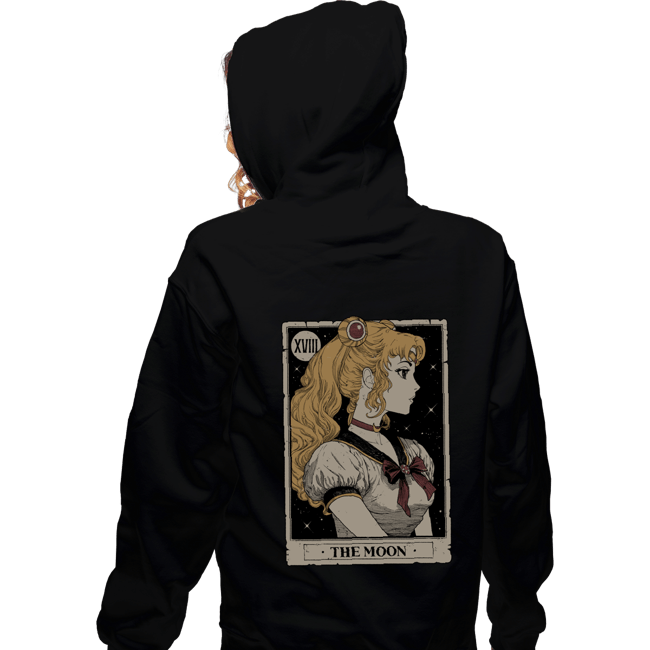 Secret_Shirts Zippered Hoodies, Unisex / Small / Black Moon Tarot