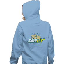 Load image into Gallery viewer, Secret_Shirts Zippered Hoodies, Unisex / Small / Royal Blue Smelly Cat Secret Sale
