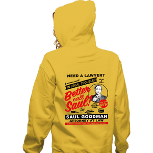 Secret_Shirts Zippered Hoodies, Unisex / Small / White Legal Trouble