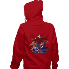 Load image into Gallery viewer, Shirts Zippered Hoodies, Unisex / Small / Red Smashelvania
