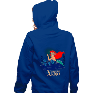 Daily_Deal_Shirts Zippered Hoodies, Unisex / Small / Royal Blue The Little Xeno