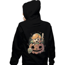 Load image into Gallery viewer, Shirts Zippered Hoodies, Unisex / Small / Black Awakening Pumpkin
