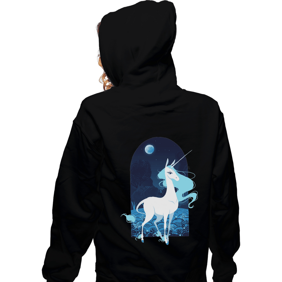 Shirts Zippered Hoodies, Unisex / Small / Black Last Unicorn