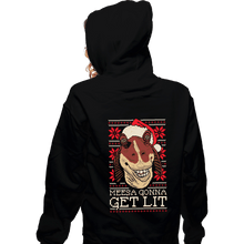 Load image into Gallery viewer, Daily_Deal_Shirts Zippered Hoodies, Unisex / Small / Black Lit Christmas
