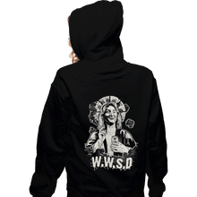 Load image into Gallery viewer, Shirts Zippered Hoodies, Unisex / Small / Black WWSD
