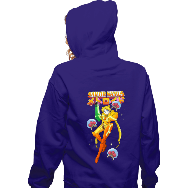 Secret_Shirts Zippered Hoodies, Unisex / Small / Violet Sailor Samus