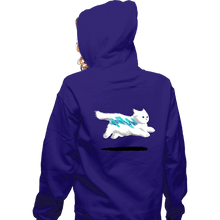 Load image into Gallery viewer, Secret_Shirts Zippered Hoodies, Unisex / Small / Violet Jazz Cat
