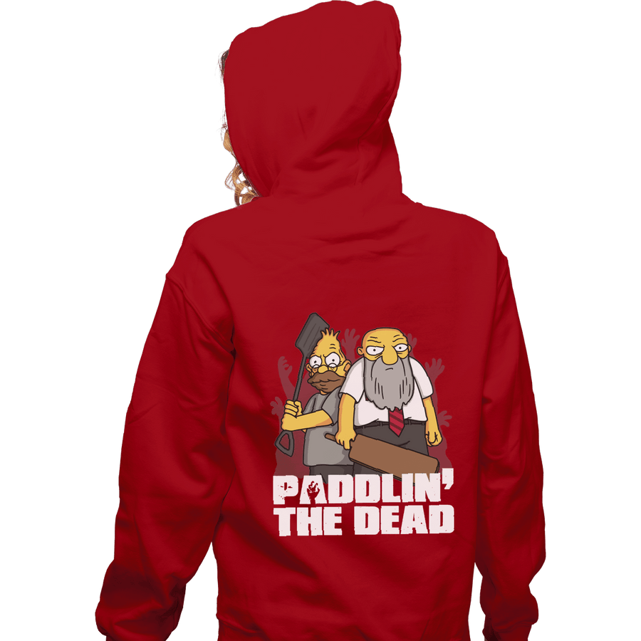 Shirts Pullover Hoodies, Unisex / Small / Red Paddlin' The Dead