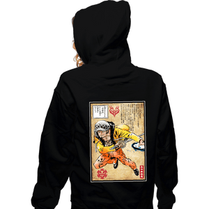 Daily_Deal_Shirts Zippered Hoodies, Unisex / Small / Black Surgeon of Death Woodblock