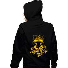 Load image into Gallery viewer, Daily_Deal_Shirts Zippered Hoodies, Unisex / Small / Black Credits Rule Everything Around Me
