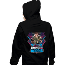 Load image into Gallery viewer, Daily_Deal_Shirts Zippered Hoodies, Unisex / Small / Black Chunk Norris
