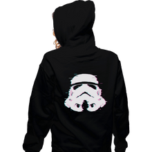 Load image into Gallery viewer, Shirts Pullover Hoodies, Unisex / Small / Black Ddjvigo&#39;s Glitch Trooper
