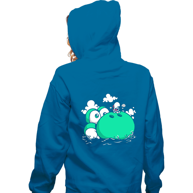 Shirts Zippered Hoodies, Unisex / Small / Royal Blue Dino Island Baby