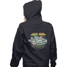 Load image into Gallery viewer, Daily_Deal_Shirts Zippered Hoodies, Unisex / Small / Dark Heather Vintage Arcade Rebel
