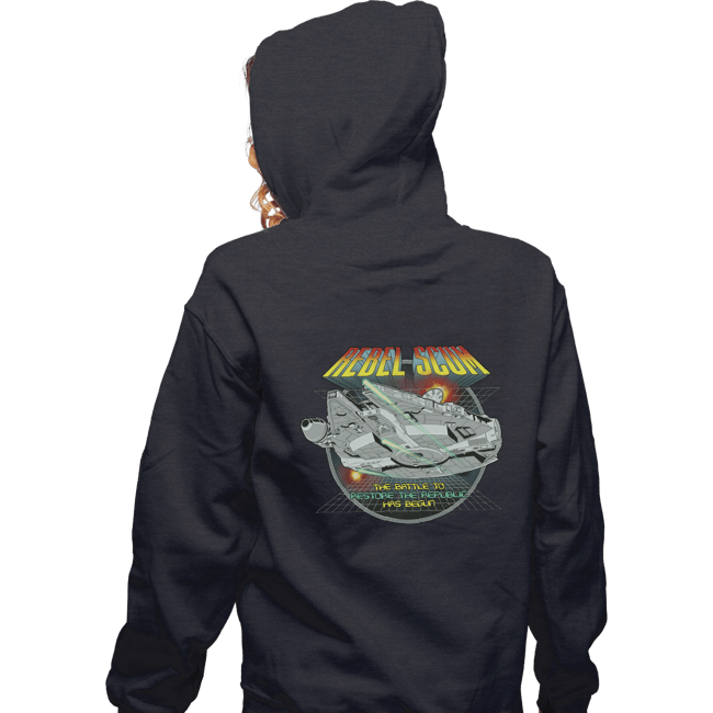 Daily_Deal_Shirts Zippered Hoodies, Unisex / Small / Dark Heather Vintage Arcade Rebel