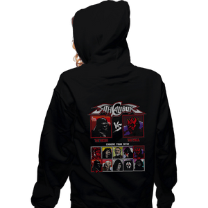Daily_Deal_Shirts Zippered Hoodies, Unisex / Small / Black Sith Calibur