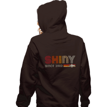 Load image into Gallery viewer, Daily_Deal_Shirts Zippered Hoodies, Unisex / Small / Dark Chocolate Shiny Since 2002
