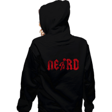 Load image into Gallery viewer, Shirts Zippered Hoodies, Unisex / Small / Black Nerd
