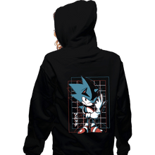 Load image into Gallery viewer, Shirts Zippered Hoodies, Unisex / Small / Black 3D Hedgehog
