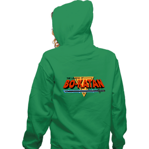 Secret_Shirts Zippered Hoodies, Unisex / Small / Irish Green Legend Of Bo-Katan