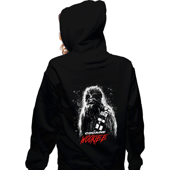 Secret_Shirts Zippered Hoodies, Unisex / Small / Black Horror Chewie!