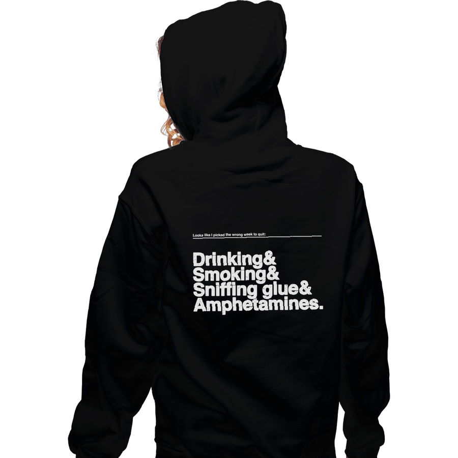 Shirts Zippered Hoodies, Unisex / Small / Black Wrong Weekend