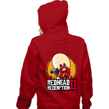 Load image into Gallery viewer, Shirts Zippered Hoodies, Unisex / Small / Red Readhead Redemption II
