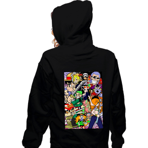 Daily_Deal_Shirts Zippered Hoodies, Unisex / Small / Black Luffy VS The New World