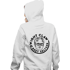 Secret_Shirts Zippered Hoodies, Unisex / Small / White Dwight Claws
