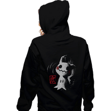 Load image into Gallery viewer, Shirts Zippered Hoodies, Unisex / Small / Black Mimikyu Ink
