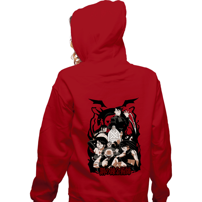 Secret_Shirts Zippered Hoodies, Unisex / Small / Red Homunculus
