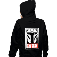 Load image into Gallery viewer, Shirts Zippered Hoodies, Unisex / Small / Black The Way
