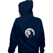 Load image into Gallery viewer, Daily_Deal_Shirts Zippered Hoodies, Unisex / Small / Navy Moonlight Iron
