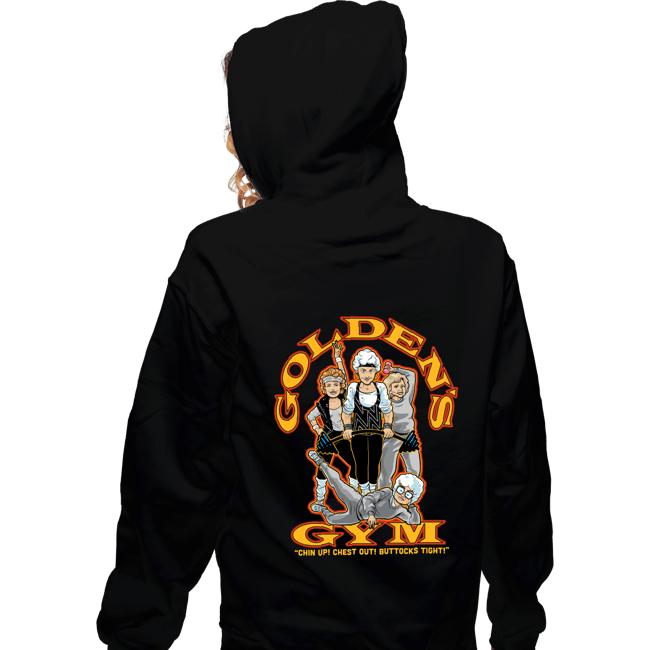 Secret_Shirts Zippered Hoodies, Unisex / Small / Black Goldens Gym