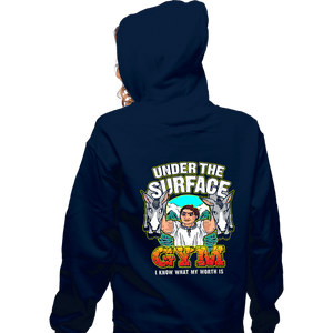 Shirts Zippered Hoodies, Unisex / Small / Navy Luisa's Gym (Navy)