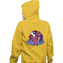 Load image into Gallery viewer, Secret_Shirts Zippered Hoodies, Unisex / Small / White A Poker Of Jokers
