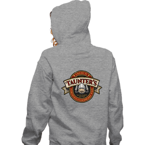 Daily_Deal_Shirts Zippered Hoodies, Unisex / Small / Sports Grey Taunter's Wine