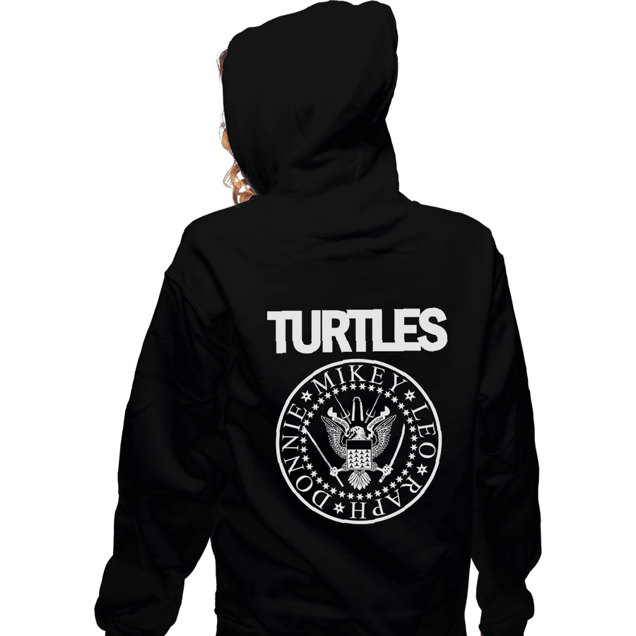 Shirts Zippered Hoodies, Unisex / Small / Black Turtles