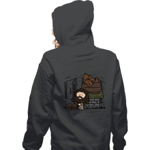 Load image into Gallery viewer, Daily_Deal_Shirts Zippered Hoodies, Unisex / Small / Dark Heather Rubeus Brown
