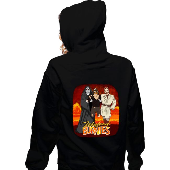Secret_Shirts Zippered Hoodies, Unisex / Small / Black Weekend At Burnies