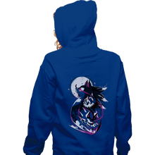 Load image into Gallery viewer, Daily_Deal_Shirts Zippered Hoodies, Unisex / Small / Royal Blue Unleash It
