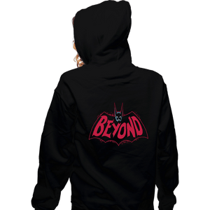 Secret_Shirts Zippered Hoodies, Unisex / Small / Black Bat Beyond Tee