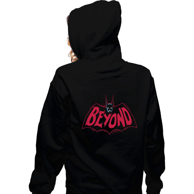 Secret_Shirts Zippered Hoodies, Unisex / Small / Black Bat Beyond Tee