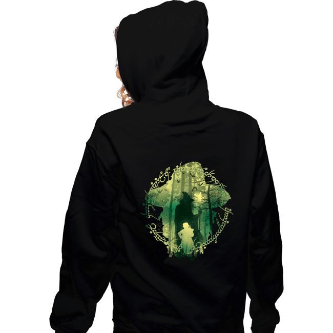 Daily_Deal_Shirts Zippered Hoodies, Unisex / Small / Black The Grey Pilgrim